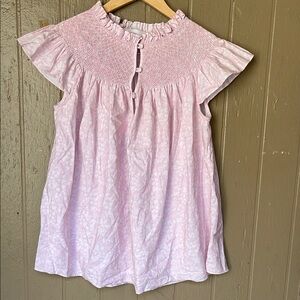 Dondolo Pink Smocked Blouse
